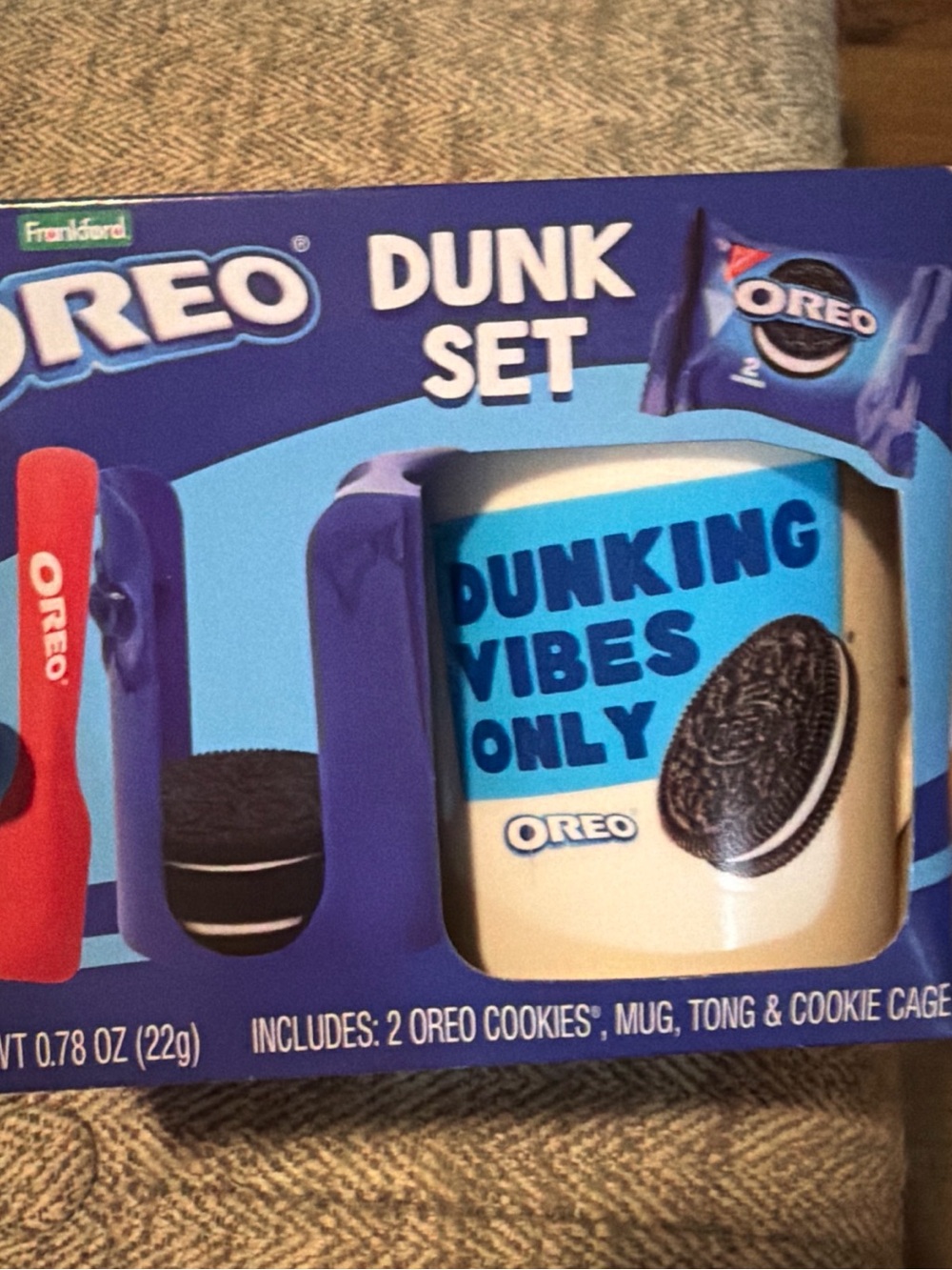Oreo Dunk Set Mug and Cookie Tools - Blue